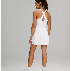 White Lululemon Skater Skirt Dress